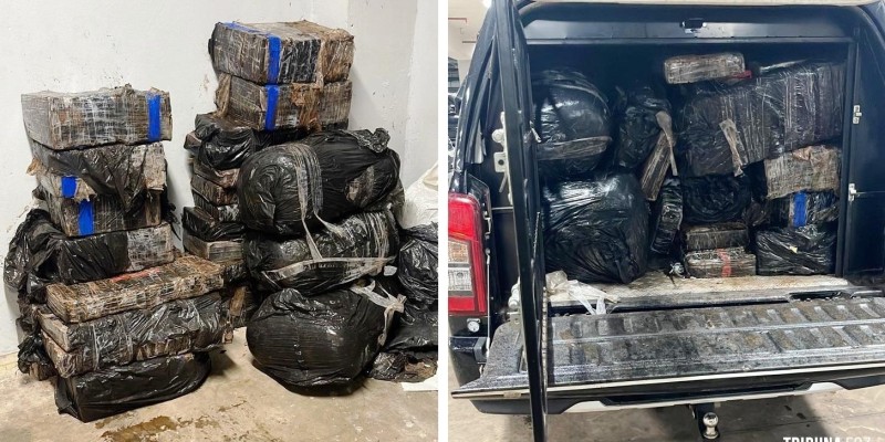 PF e PM apreendem 371,7 Kg de maconha em Foz do Iguaçu