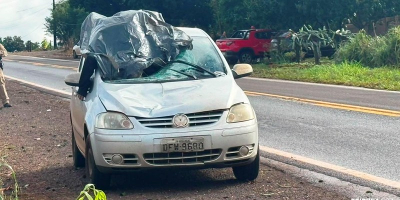 Idoso morre em grave acidente na PR-495 em Missal