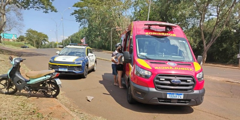 Siate atende vítima de acidente de trânsito na Av. Beira Rio