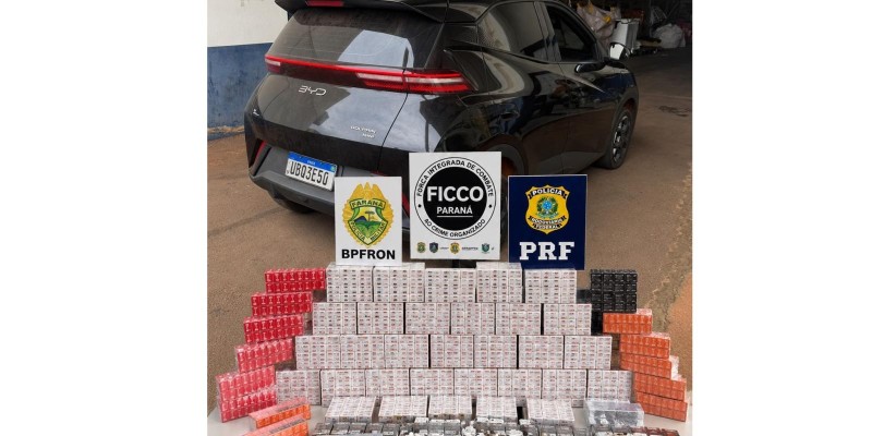 FICCO/PR apreende grande quantidade de medicamentos na BR-277