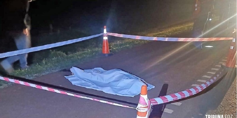 Homem atropelado é encontrado morto Rodovia PY-02 no Paraguai