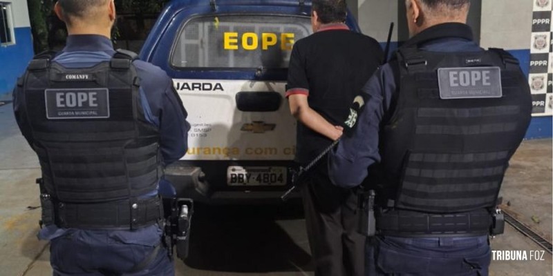 GM localiza foragido durante a madrugada em Foz do Iguaçu