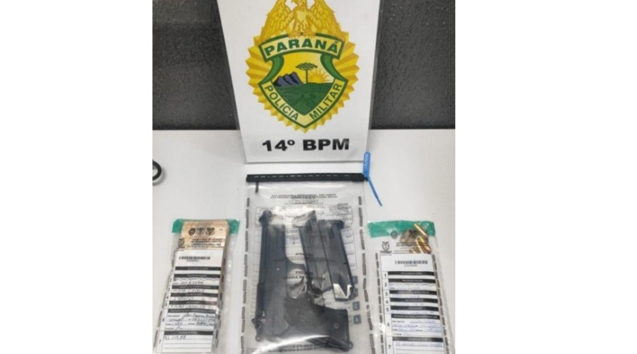 Adolescente é apreendido com arma de fogo em Foz do Iguaçu