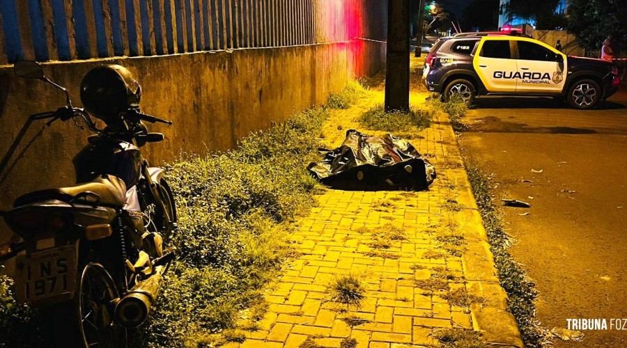 Motociclista morre após bater em poste no Jardim Bela Vista