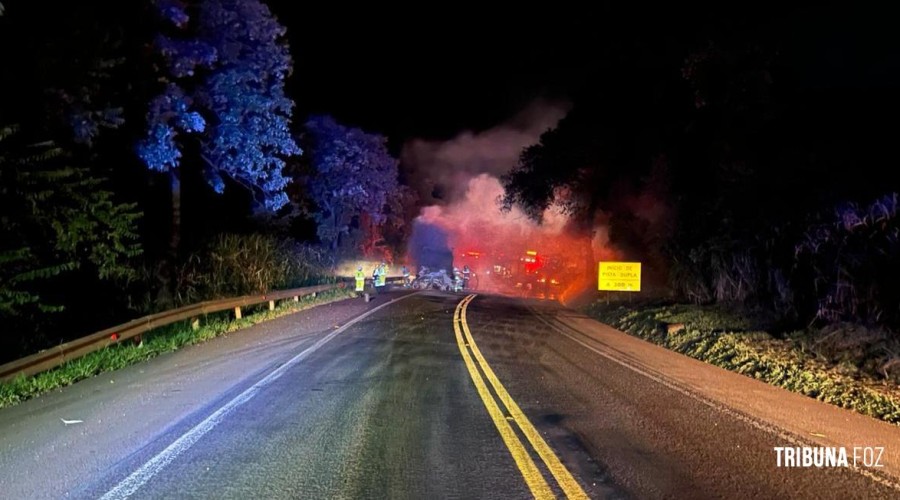 PRF atende sinistro com morte na BR-277 em Matelândia