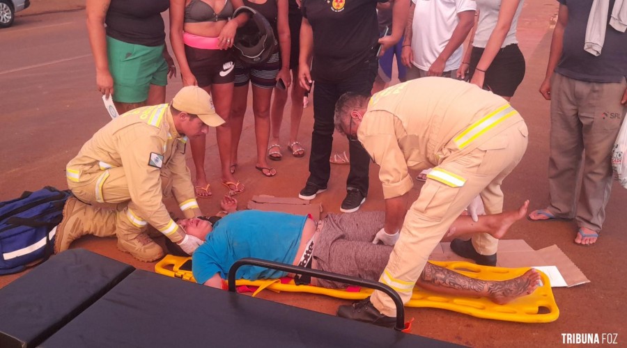 Siate socorre duas vítimas após colisão na Av. Morenitas