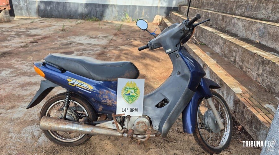 Policia Militar recupera motoneta furtada em Medianeira