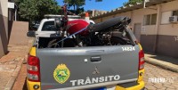 Polícia Militar recupera motocicleta furtada no centro de Foz