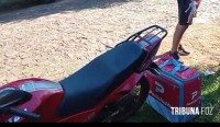 Motociclista delivery é baleado nas costas em Ciudad Del Este