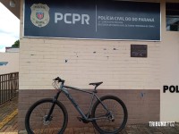 PC de STI recupera bicicleta furtada e conduz autor do crime para a delegacia