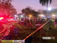 Homem é morto a tiros na praça central de Santa Helena