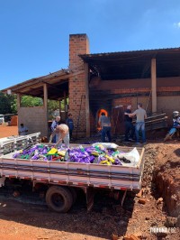 Policia Civil de Santa Terezinha de Itaipu realiza a 9ª incineração do ano