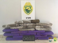 CHOQUE apreende maconha com passageiro na rodoviária de Foz do Iguaçu