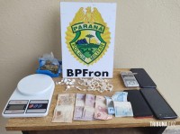 BPFRON apreende drogas em Santa Izabel do Ivaí