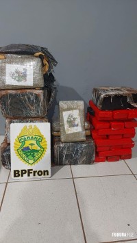 BPFRON apreende carro carregado com drogas em SMI