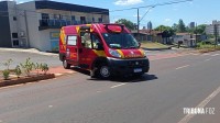 Motociclista é socorrido pelo Siate após colisão na Av. General Meira