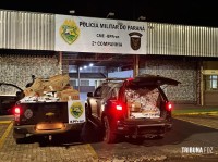 BPFRON apreende cigarros contrabandeados em Guaíra