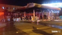 Posto de combustível pega fogo na Vila Portes 