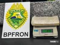 BPFRON apreende droga em ônibus na cidade Céu Azul