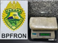 BPFRON apreende droga em ônibus na cidade Céu Azul