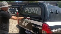 GDE da Policia Civil cumpre mandado de prisão no centro de Foz