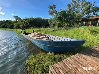 PF e BPFRON apreendem barco carregado com contrabando de cigarros no Lago de Itaipu