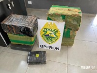 BPFRON apreende 122,8 Kg  de maconha em Céu Azul