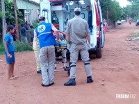 Siate atende vítima de queda na Invasão do Bubas