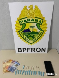 BPFRON  apreende drogas em Santa Izabel do Oeste