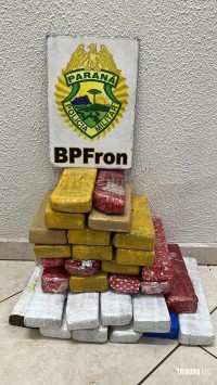 BPFRON apreende drogas em veículo que usava aplicativo de carona em STI