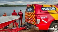 Bombeiros iniciam buscas para localizar jovens que desapareceram no Lago de Itaipu em Itaipulândia