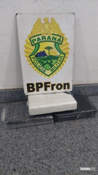 BPFRON apreende três tablete de cocaína em ônibus na cidade Santa Tereza do Oeste