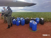 Policia Nacional do Paraguai apreende avião carregado com cocaína em Hernandárias