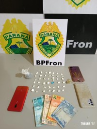 BPFRON encaminha três pessoas suspeitas pela prática de tráfico de drogas em Guaíra 