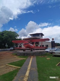 Réplica do primeiro avião que pousou em Foz do Iguaçu ficará em exposição no Gresfi