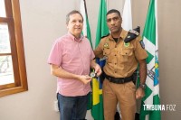 Prefeito Chico Brasileiro recebe visita do novo Comandante-Geral da Polícia Militar do Paraná