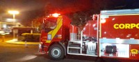 Corpo de Bombeiros interveem em incêndio no Hotel Mabu