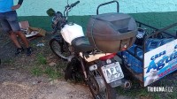 Motociclista é socorrido pelo Siate após colisão no Bairro Vila Yolanda