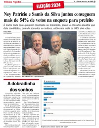 Ney Patrício e Samis da Silva juntos conseguem mais de 54% de votos na enquete para prefeito