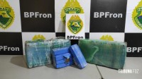 BPFRON apreende 45 Kg de substância análoga à maconha em Guaíra