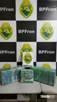 BPFRON apreende 45 Kg de substância análoga à maconha em Guaíra