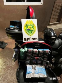 BPFRON apreende 50 celulares com motociclista na BR277 em Santa Terezinha de Itaipu