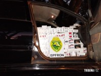 BPFRON apreende veículo carregado com cigarros contrabandeados em Umuarama