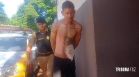 Ladrão de fio é pego pela ROCAM após perseguição na Vila Yolanda