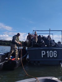 Marinha do Paraguai apreende 48 mil maços de cigarros no Lago de Itaipu