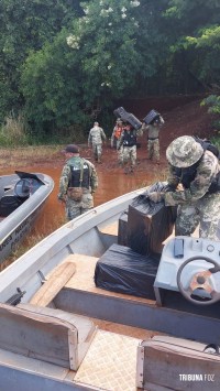 Marinha do Paraguai apreende 48 mil maços de cigarros no Lago de Itaipu