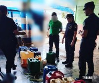 Policia de Misiones apreende 500 litros de gasolina em Puerto Iguazú