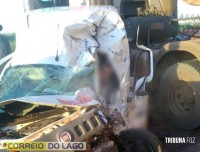 Motorista fica preso nas ferragens em grave acidente em Marechal Cândido Rondon