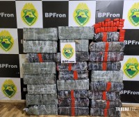 BPFRON apreende 548,4 Kg de maconha em Guaíra