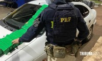 PRF apreende veículo com 146 Kg de maconha na BR-277 em STI